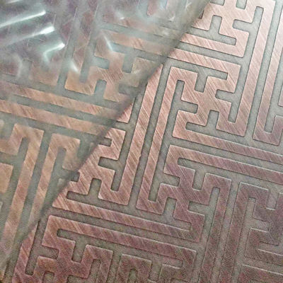 अच्छा दाम डिजाइनर अनुशंसा रंगीन स्टेनलेस स्टील प्लेट होटल कला स्थापना / लोगो दीवार सामग्री 3 डी लेजर एम्बोसिंग प्रभाव वैश्विक निर्यात ऑनलाइन