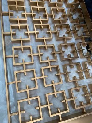 अच्छा दाम कस्टम स्टेनलेस स्टील रूम डिवाइडर स्क्रीन लेजर कट डिजाइन ऑनलाइन