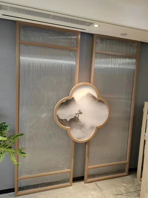 अच्छा दाम कलात्मक सीएनसी धातु स्क्रीन डिवाइडर कस्टम लोगो और पैटर्न ऑनलाइन