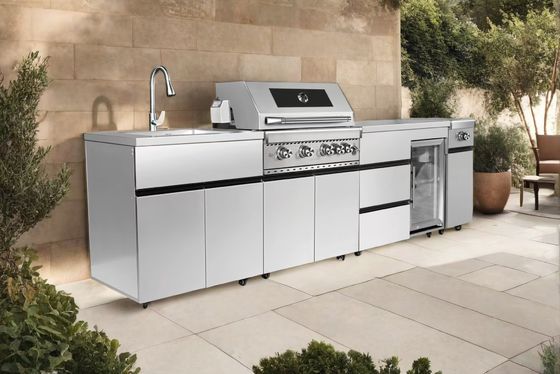 अच्छा दाम आउटडोर के लिए स्टेनलेस स्टील की रसोई काउंटरटॉप ऑनलाइन