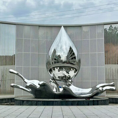 पाउडर लेपित 316L स्टेनलेस स्टील मूर्तिकला कलाकार बाहरी के लिए