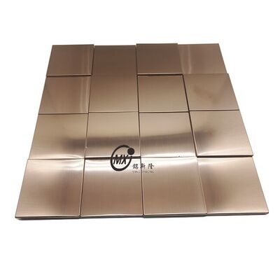 अच्छा दाम 304 201 स्टेनलेस स्टील मोज़ेक क्षरण प्रतिरोधी और रेस्तरां होटल बाथरूम कला दीवार सजावट के लिए जलरोधक ऑनलाइन
