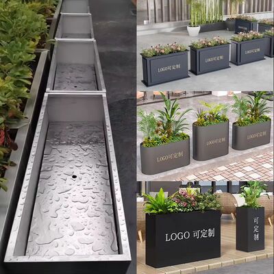 अच्छा दाम फायर पिट और प्लांटर कॉम्बो - कस्टम स्टेनलेस स्टील डुअल फंक्शन डिजाइन ऑनलाइन