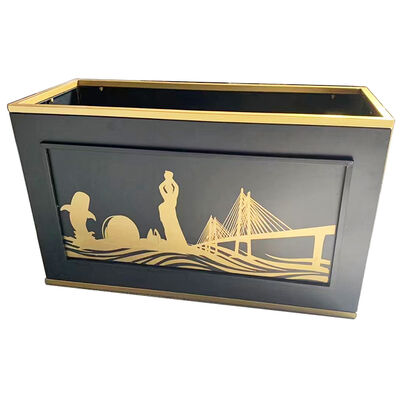 अच्छा दाम स्टेनलेस स्टील विंडो बॉक्स होटल रेस्तरां प्लांटर ऑनलाइन