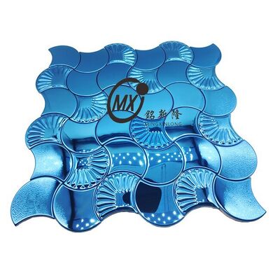 अच्छा दाम आंतरिक दीवार सजावट के लिए आधुनिक ब्रश स्टेनलेस स्टील मोज़ेक शीट ऑनलाइन