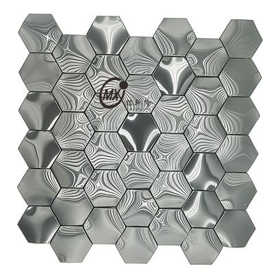 अच्छा दाम Stainless Steel Mosaic with Crystal and Mirror Inlays for Sparkling Effect ऑनलाइन