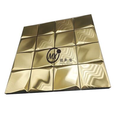 अच्छा दाम Barcode Pattern Stainless Steel Mosaic for Modern Retail Shop Decoration ऑनलाइन