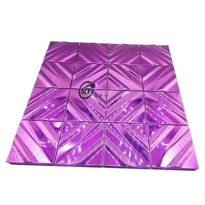 अच्छा दाम Peel and Stick Stainless Steel Mosaic Tiles for Home Renovation ऑनलाइन