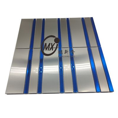 अच्छा दाम फर्नीचर फायरप्लेस सराउंड इनले सीढ़ी राइजर मोज़ेक धातु टाइल ऑनलाइन