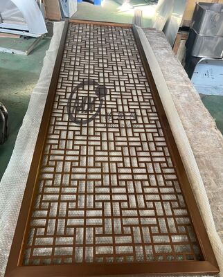 अच्छा दाम पीवीडी प्लेटिंग टाइटेनियम और लैंडस्केप डिजाइन के साथ पारंपरिक ओरिएंटल स्टेनलेस स्टील स्क्रीन विभाजन दर्पण 8k पोलिश में ऑनलाइन