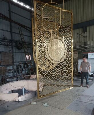 अच्छा दाम Asian Cultural Pattern Stainless Steel Decorative Screen ऑनलाइन