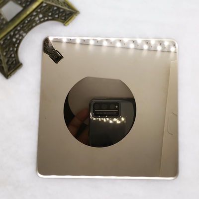 अच्छी कीमत बीवी जीबी टीयूवी शैम्पेन गोल्ड स्टेनलेस स्टील शीट 304 मिरर एंटी फिंगरप्रिंट ऑनलाइन