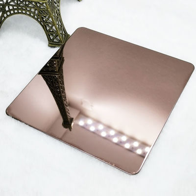 अच्छी कीमत दीन 316L रंगीन स्टेनलेस स्टील शीट ब्राउन 8K मिरर फिनिश ऑनलाइन