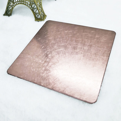 4*10ft Brown Colored Stainless Steel Sheet  Pearl Vibration PVD Coated Sheets