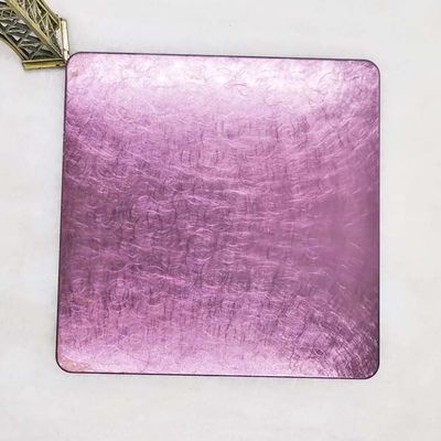 अच्छी कीमत मोती कंपन गुलाब लाल रंग का स्टेनलेस स्टील शीट एंटीवियर पीवीडी बीवी ऑनलाइन